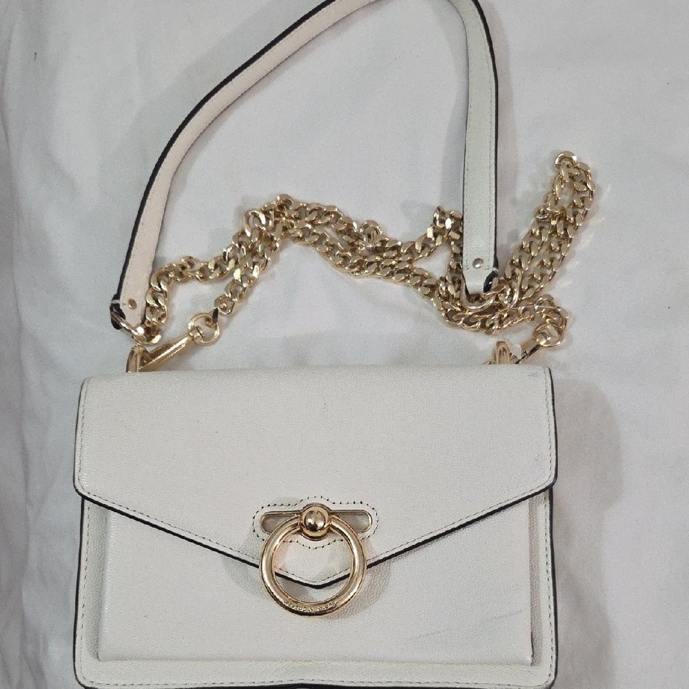REBECCA MINKOFF, White and Gold Crossbody Bag🧿